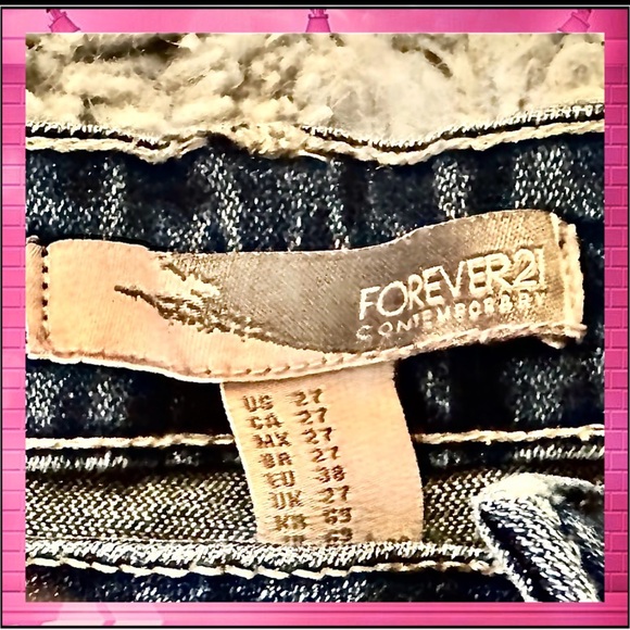 Forever 21 Women's Contemporary Blue Jeans - Picture 4 of 4